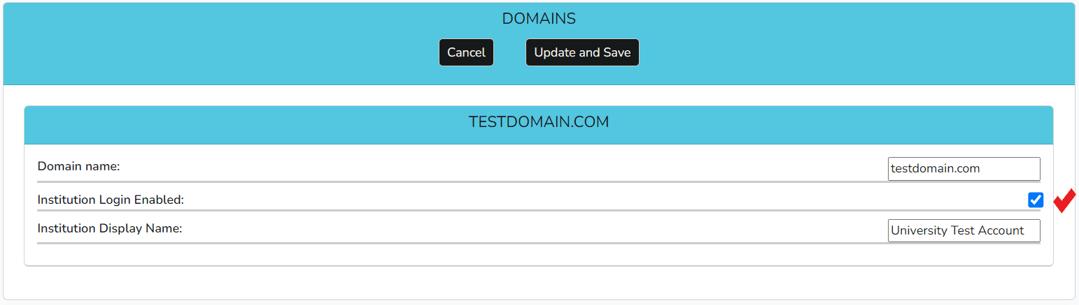 Domain Registration Domain Registration Interface